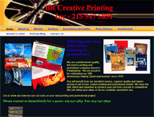 Tablet Screenshot of brcreativeprinting.com